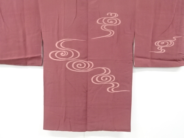 JAPANESE KIMONO / VINTAGE MICHIYUKI COAT / SILK / WOVEN STREAM